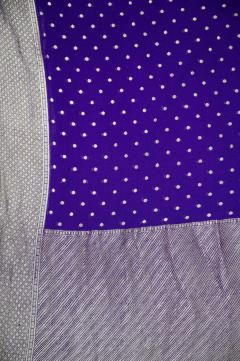 Georgette Bobby Booti Banarasi Saree