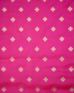 katan handloom rani pink Banarasi Saree