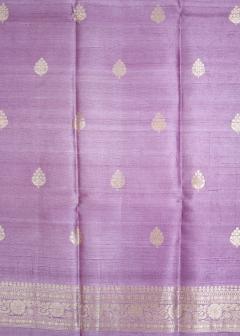 Pure Banarasi Lilac 3 Piece Suit