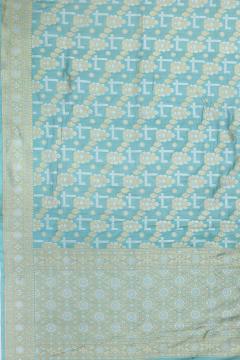 Pure Banarasi Sea Green Uppada Katan Saree