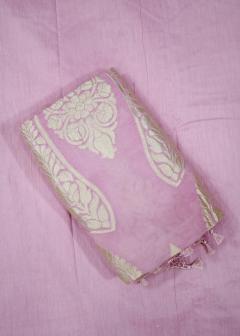 Pure Banarasi Baby Pink Khaddi Georgette Saree