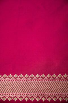 Katan Kadhwa Rani Colour Banarasi Saree